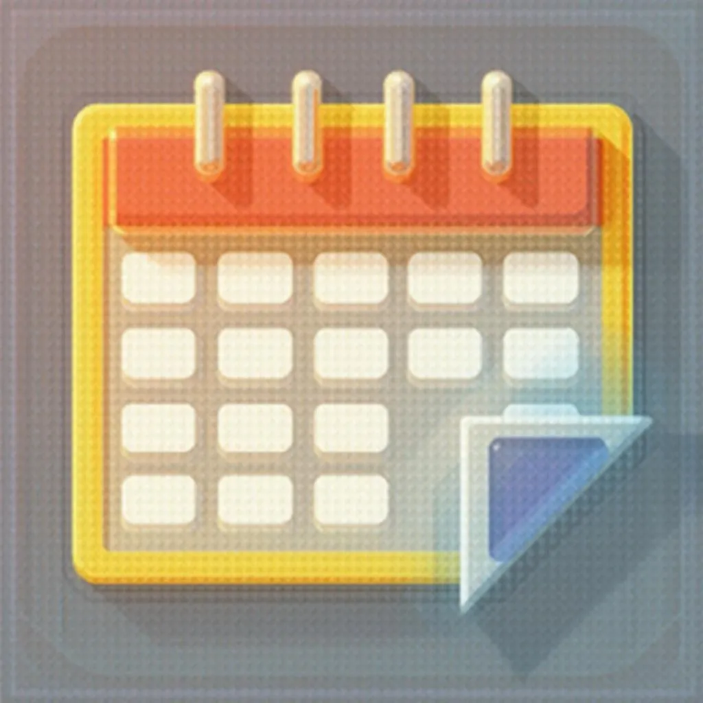 Icono de calendario para eventos